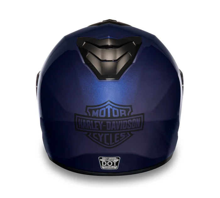 New Harley-Davidson® Authentic Capstone Sun Shield II H31 Modular Helmet - Indigo Drift Gloss