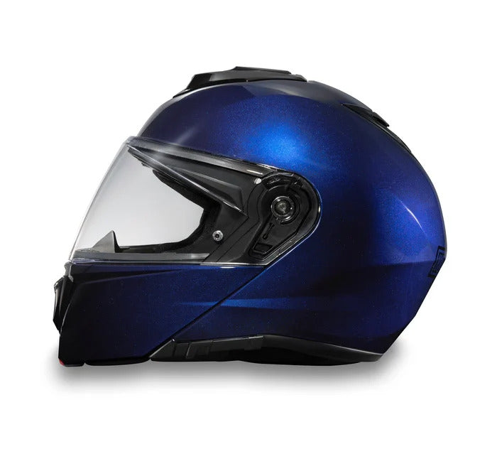 New Harley-Davidson® Authentic Capstone Sun Shield II H31 Modular Helmet - Indigo Drift Gloss
