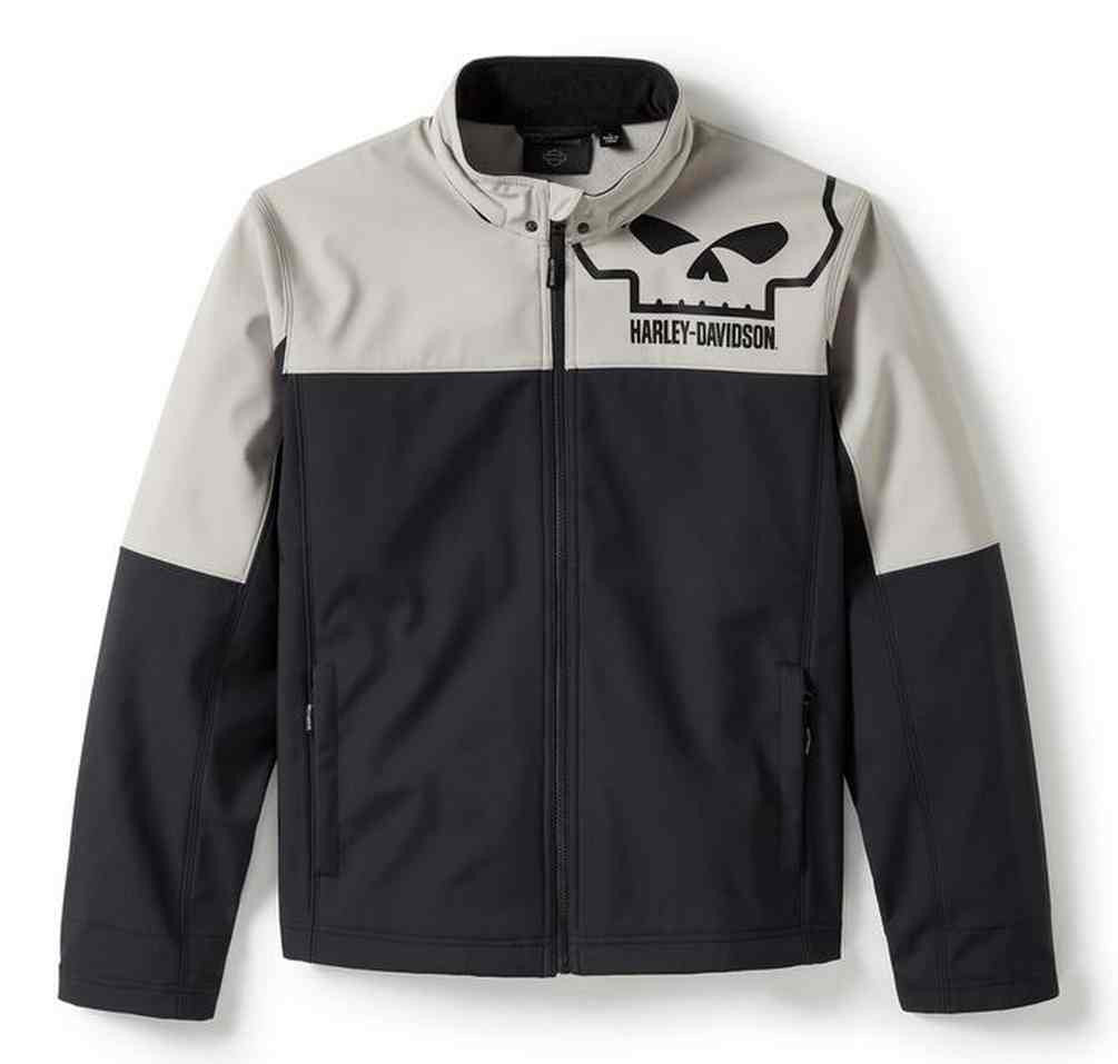 New Harley-Davidson® Authentic Men's Willie G Skull Water Repellent Softshell Jacket