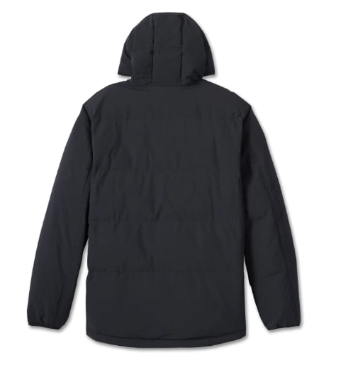 New Harley-Davidson® Authentic Men's Bar & Shield Hooded Puffer - Black Beauty
