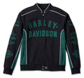 New Harley-Davidson® Authentic Men's Team Sport Color blocked Causal Jacket - Black