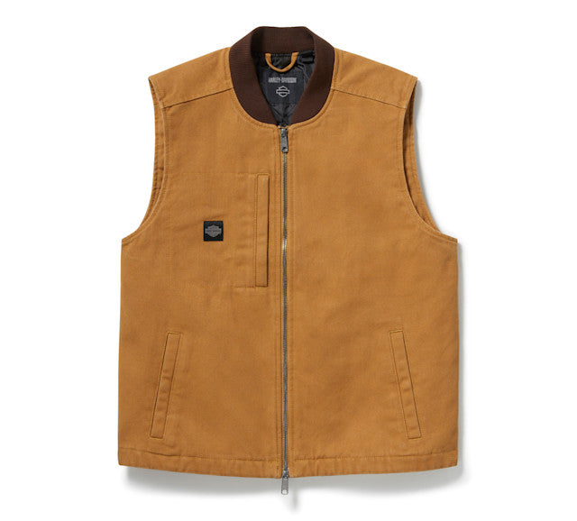 New Harley-Davidson® Authentic Men's Heritage Mechanics Vest