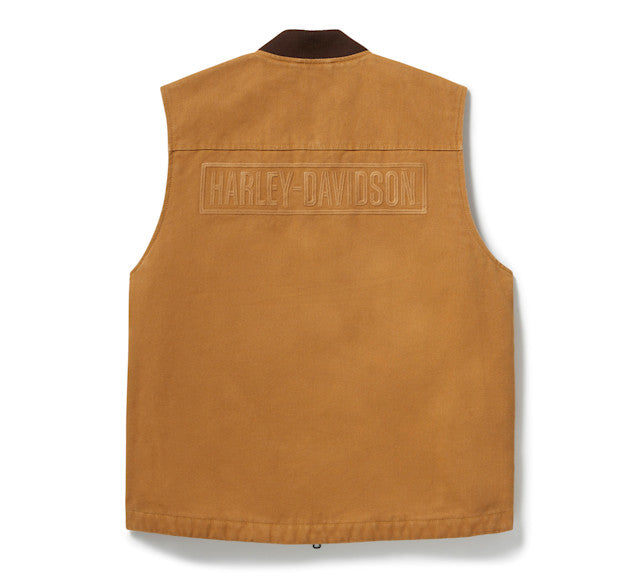 New Harley-Davidson® Authentic Men's Heritage Mechanics Vest