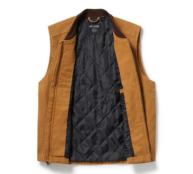New Harley-Davidson® Authentic Men's Heritage Mechanics Vest