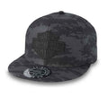 New Harley-Davidson® Authentic Men's Camo Stretch Fit Baseball Cap - Black