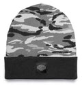 New Harley-Davidson® Authentic Men's Harley Forever Camo Cuffed Beanie Cap - Gray