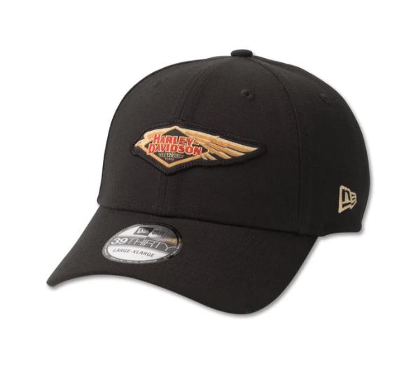 New Harley-Davidson® Authentic 120th Anniversary 39THIRTY Baseball Cap – Black Beauty