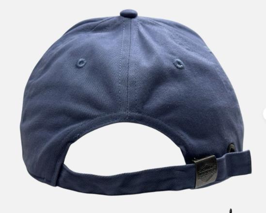 New Harley-Davidson® Authentic Women's Club Crew Adjustable Baseball Cap - Blue