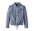 New Harley-Davidson® Authentic Women's Division Chambray Anorak Blouse / Jacket