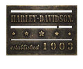 New Harley-Davidson® Authentic Men's Established 1903 Belt Buckle, Antique Brass
