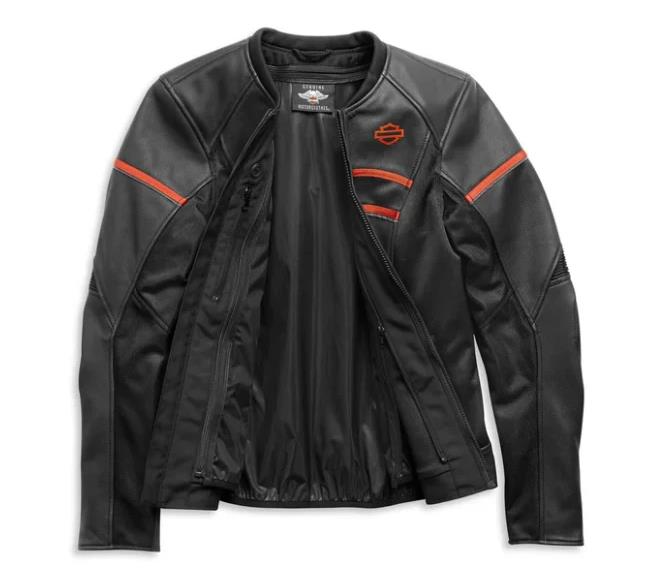 New Harley-Davidson® Authentic Woman's Brawler Leather Jacket