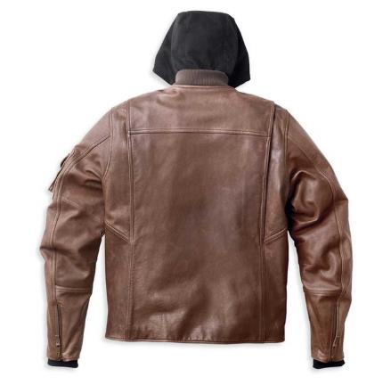 New Harley-Davidson® Authentic Men's Ventura 3-IN-1 Midweight Leather Jacket, Brown