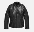 New Harley-Davidson® Authentic Women's FXRG Waterproof Leather Jacket Armor