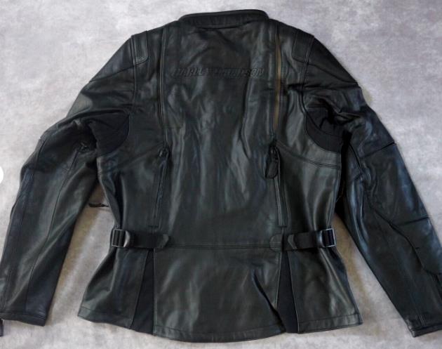 New Harley-Davidson® Authentic Women's FXRG Waterproof Leather Jacket Armor