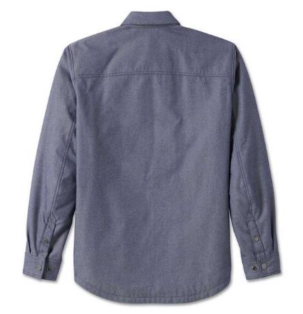 New Harley-Davidson® Authentic Men's Operative Riding Shirt Jacket - Peacoat