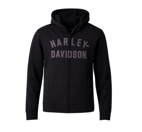 New Harley-Davidson® Authentic Men's Hooded Riding Jacket, Deflector– Windproof, Abrasion-Resistant – Black