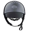 New Harley-Davidson® Authentic Unisex Trenton B&amp;S B13 Sun Shield Half Helmet, Black