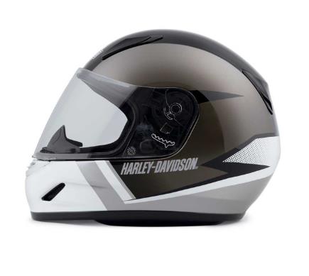New Harley-Davidson® Authentic Youth Killian H30 Full-Face Kids Helmet, White