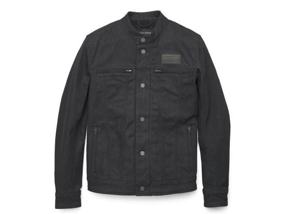 New Harley-Davidson® Authentic Men's Chisel Denim Trucker Riding Jacket