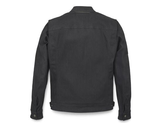 New Harley-Davidson® Authentic Men's Chisel Denim Trucker Riding Jacket