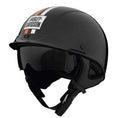 New Harley-Davidson® Authentic Pearson Ultra-Light Sun Shield J03 Half Helmet- Black