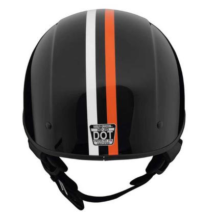New Harley-Davidson® Authentic Pearson Ultra-Light Sun Shield J03 Half Helmet- Black