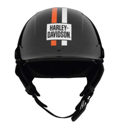 New Harley-Davidson® Authentic Pearson Ultra-Light Sun Shield J03 Half Helmet- Black