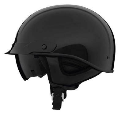 New Harley-Davidson® Authentic Pearson Ultra-Light Sun Shield J03 Half Helmet- Black