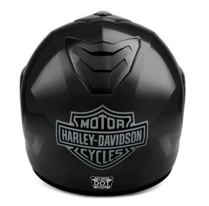 New Harley-Davidson® Authentic Men's Capstone Sun Shield Modular Helmet, Gloss Black