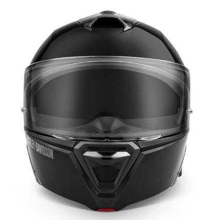 New Harley-Davidson® Authentic Men's Capstone Sun Shield Modular Helmet, Gloss Black