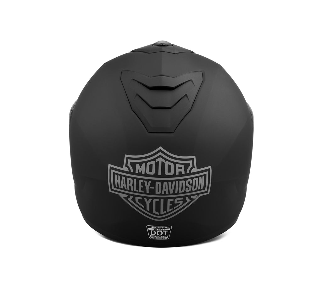 New Harley-Davidson® Authentic Men's Capstone Sun Shield Modular Helmet, Matte Black
