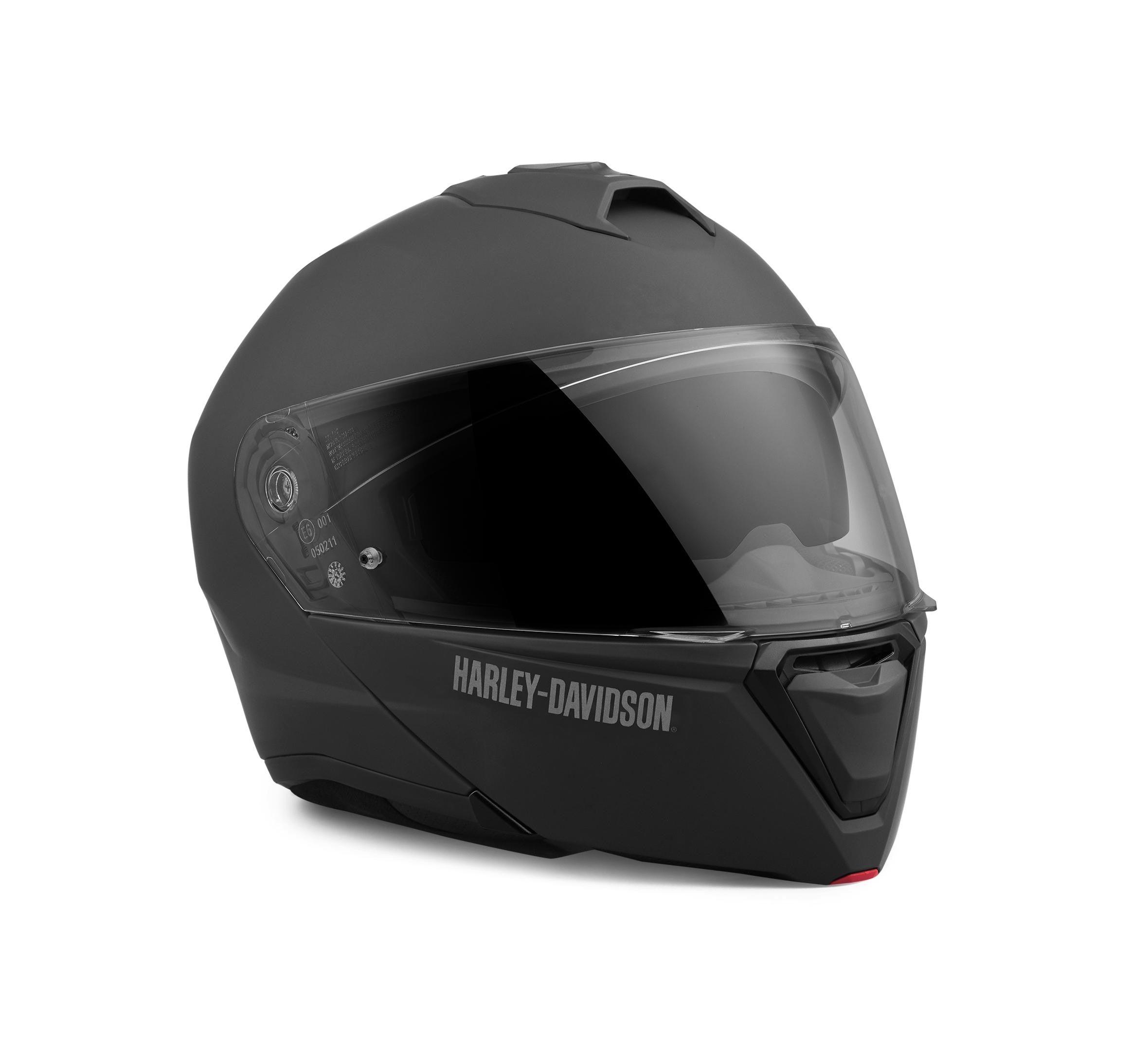 New Harley-Davidson® Authentic Men's Capstone Sun Shield Modular Helmet, Matte Black