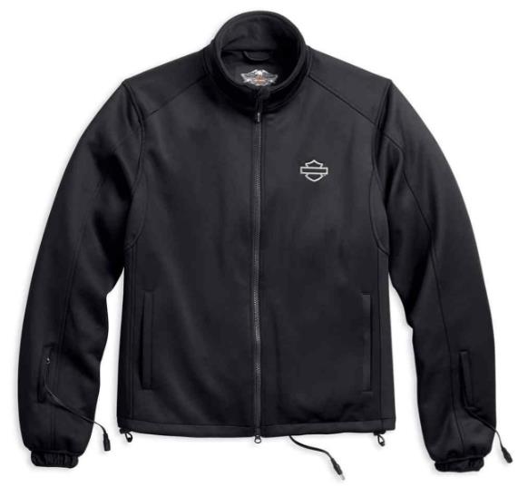 New Harley-Davidson® Authentic Men’s Heated BTC 12V Full-Zip Jacket Liner, Black