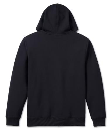 New Harley-Davidson® Authentic Men's Iron Bond Zip-Up Hoodie, Black