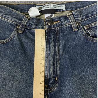 New Harley-Davidson® Authentic Men's Blue Denim Jeans 34X34 Traditional Fit
