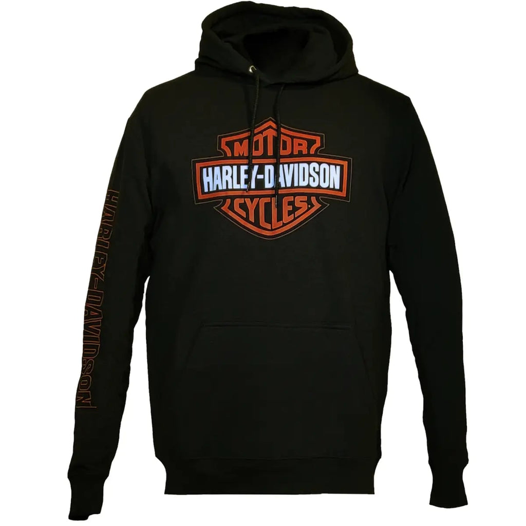 New Harley-Davidson® Authentic Hoodie Hallmark B&S Black
