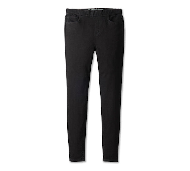New Harley-Davidson® Authentic Women's  High Rise Skinny Pull On Jeans