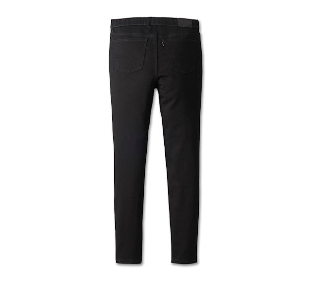 New Harley-Davidson® Authentic Women's  High Rise Skinny Pull On Jeans