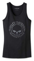 New Harley-Davidson® Authentic Women's Ultra Classic Skull Sleeveless Tank Top Black