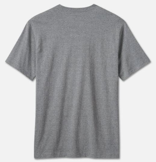 New Harley-Davidson® Authentic Men's Willie G Skull Short Sleeve Tee - Gray
