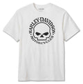New Harley-Davidson® Authentic Men's Willie G Skull Short Sleeve Tee - White
