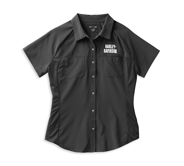 New Harley-Davidson® Authentic Women's Pivot Performance Shirt with Coolcore® Technology