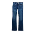 New Harley-Davidson® Authentic Women’s Curvy Performance Stretch Boot Cut Embellished Jeans