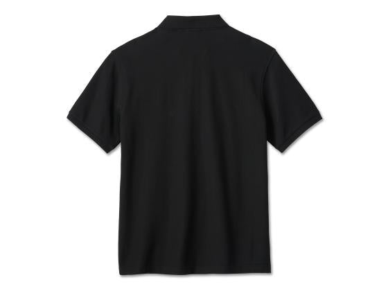 New Harley-Davidson® Authentic Men's Bar &amp; Shield Polo Shirt - Harley Black