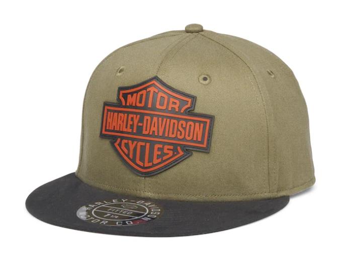 New Harley-Davidson® Authentic Men's B&S cap Green/Orange