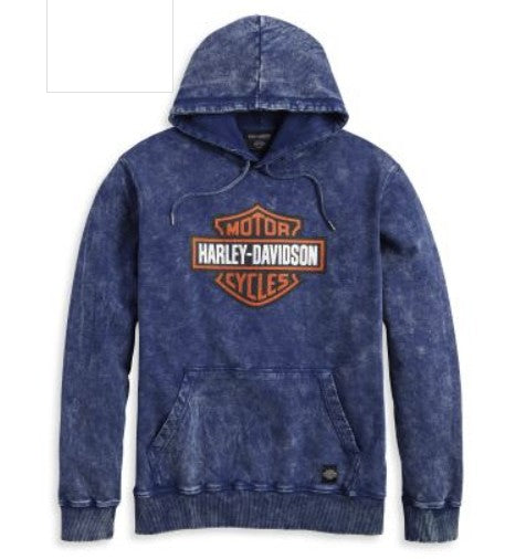New Harley-Davidson® Men's Westcoast Bar & Shield Hoodie - Blue