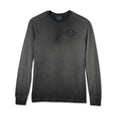 New Harley-Davidson® Authentic Henley Shirt Cowboy Rider Thermal in Grey