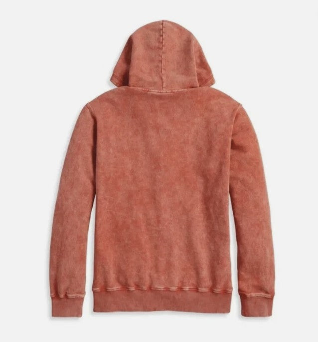 New Harley-Davidson® Authentic Men's Hoodie Orange Westcoast Bar & Shield